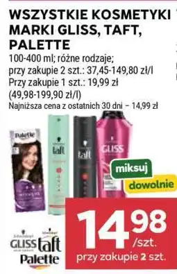 Stokrotka Market Wszystkie kosmetyki marki Gliss, Taft, Palette oferta