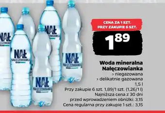 Netto Woda niegazowana Nałęczowianka oferta