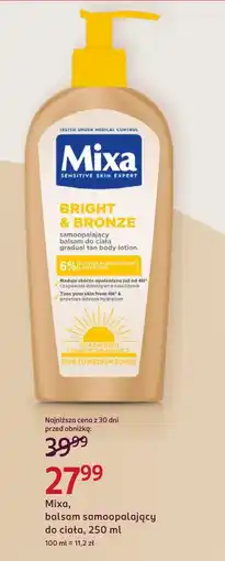 Rossmann Mixa, balsam samoopalający do ciała oferta