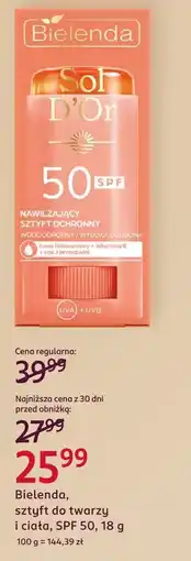 Rossmann Bielenda, sztyft do twarzy i ciała, spf 50 oferta