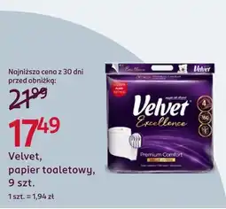 Rossmann Velvet, papier toaletowy oferta
