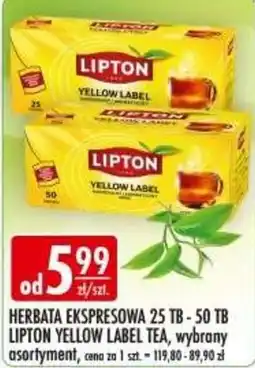 Sklepy Doroty Herbata Ekspressowa Lipton Yellow Label Tea oferta