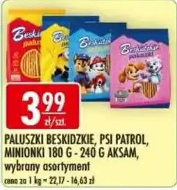 Sklepy Doroty Paluszki Beskidzkie, Psi Patrol, Minionki oferta