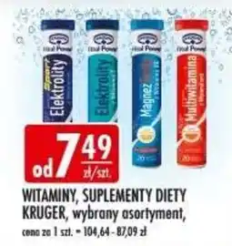 Sklepy Doroty Witaminy, suplementy diety Kruger oferta