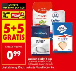 Biedronka Cukier biały oferta