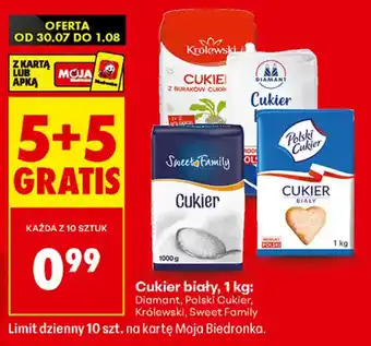 Biedronka Cukier biały oferta