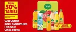 Biedronka Soki, smoothies i napoje vital fresh oferta