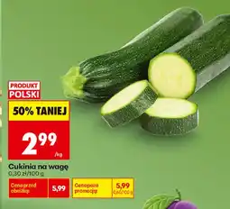 Biedronka Cukinia na wagę oferta