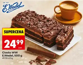 Biedronka Ciasto WW E.Wedel oferta