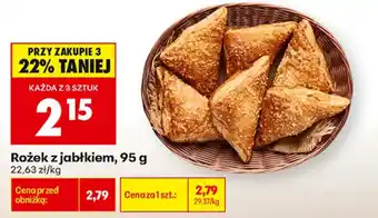 Biedronka Rożek z jabłkiem oferta
