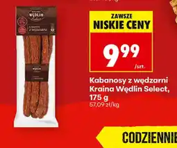 Biedronka Kabanosy z wędzarni Kraina Wędlin Select oferta
