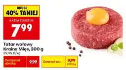 Biedronka Tatar wołowy Kraina Mięs oferta
