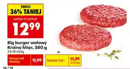 Biedronka Big burger wołowy Kraina Mięs oferta