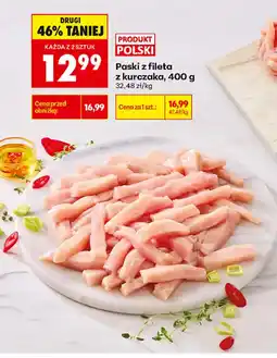 Biedronka Paski z fileta z kurczaka oferta