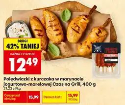 Biedronka Polędwiczki z kurczaka w marynacie jogurtowo-morelowej Czas na Grill oferta