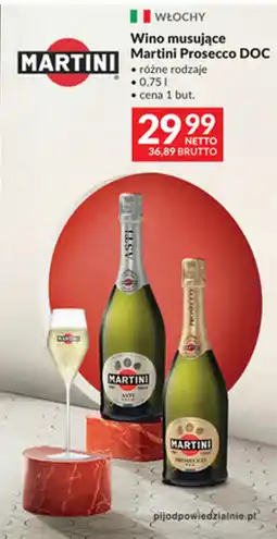 Makro Wino musujące martini prosecco doc oferta