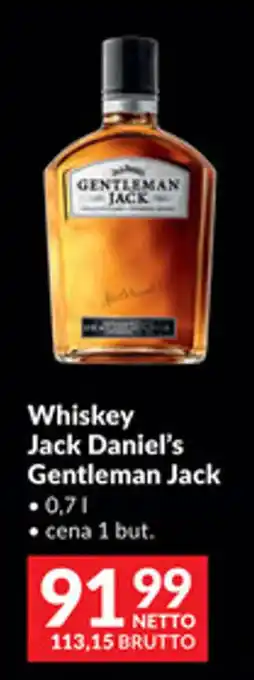 Whiskey Jack Daniel's Gentleman Jack