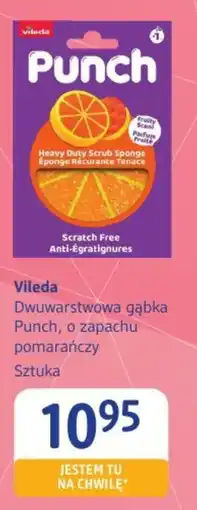 dm drogerie markt Vileda Dwuwarstwowa gąbka Punch o zapachu pomarańczy oferta