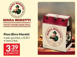 Makro Piwo Birra Moretti oferta