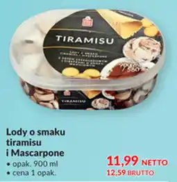 Makro Lody o smaku tiramisu i Mascarpone oferta