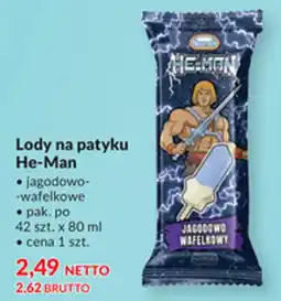 Makro Lody na patyku He-Man oferta