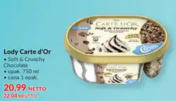 Makro Lody Carte d'Or Soft & Crunchy Chocolate oferta