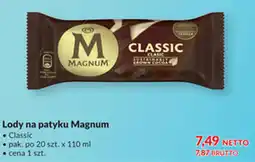 Makro Lody na patyku Magnum Classic oferta