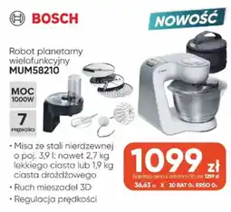 Max Elektro Bosch Robot planetarny wielofunkcyjny MUM58210 oferta