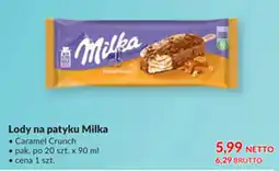 Makro Lody na patyku Milka Caramel Crunch oferta