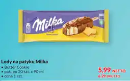 Makro Lody na patyku Milka Butter Cookie oferta