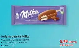 Makro Lody na patyku Milka oferta
