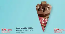 Makro Lody w rożku KitKat oferta