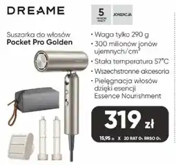 Max Elektro Susząrka do włosów Pocket Pro Golden oferta
