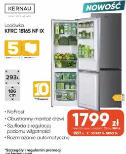 Max Elektro Lodówka KFRC 18165 NF IX oferta