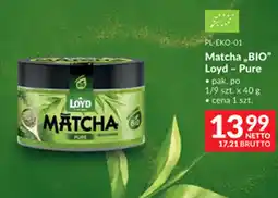 Makro Matcha BIO Loyd - Pure oferta