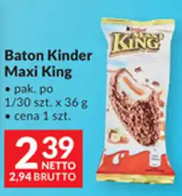 Makro Baton Kinder Maxi King oferta