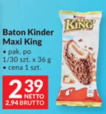 Makro Baton Kinder Maxi King oferta