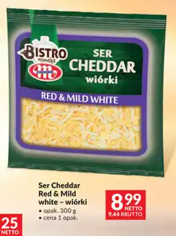 Makro Ser Cheddar Red & Mlid white - wiórki oferta