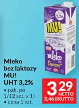 Makro Mleko bez laktozy MU! UHT 3,2% oferta