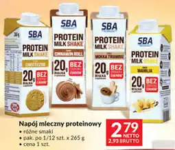 Makro Napój mleczny proteinowy SBA oferta