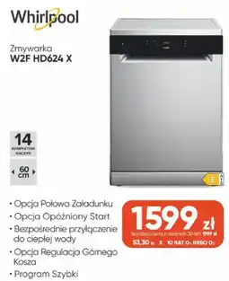 Max Elektro Zmywarka Whirlpool W2F HD624 X oferta