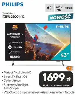 Max Elektro Televizor 43PUS8001/12 oferta