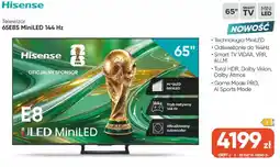 Max Elektro Hisense Telewizor 65E8S MiniLED 144 Hz oferta