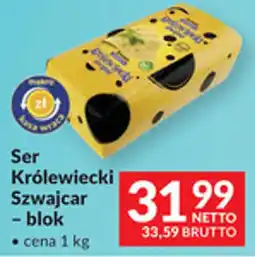 Makro Ser Królewiecki Szwajcar - blok oferta