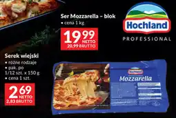 Makro Ser Mozzarella - blok Hochland Professional oferta