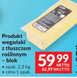 Makro Produkt wegański z tłuszczem roślinnym - blok oferta