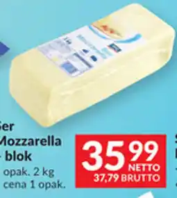 Makro Mozzarella blok oferta