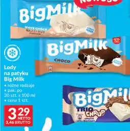 Makro Lody na patyku big milk oferta