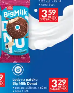 Makro Lody na patyku big milk donut oferta