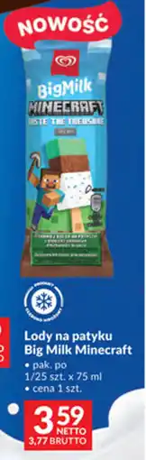 Makro Lody na patyku big milk minecraft oferta